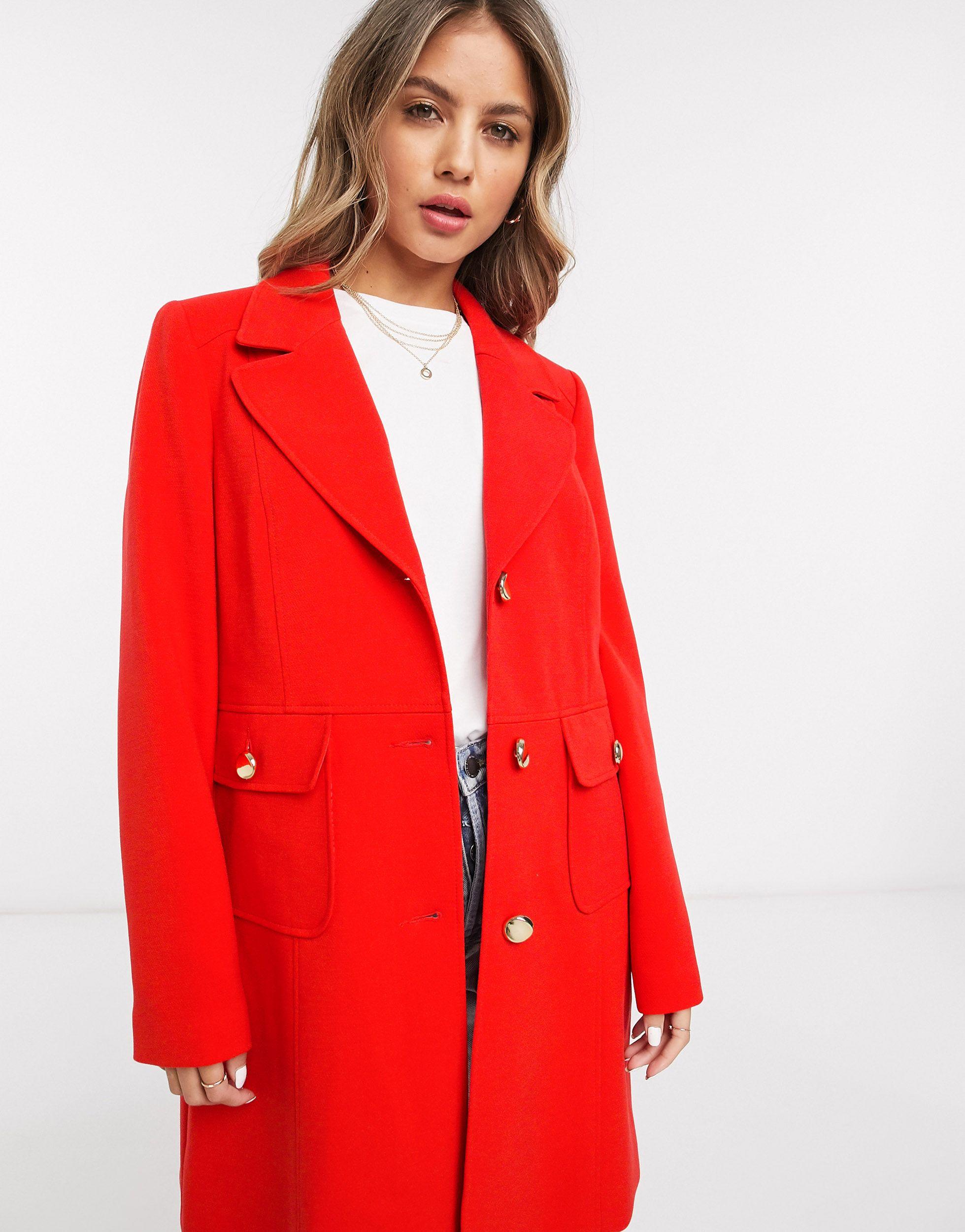 oasis red coat