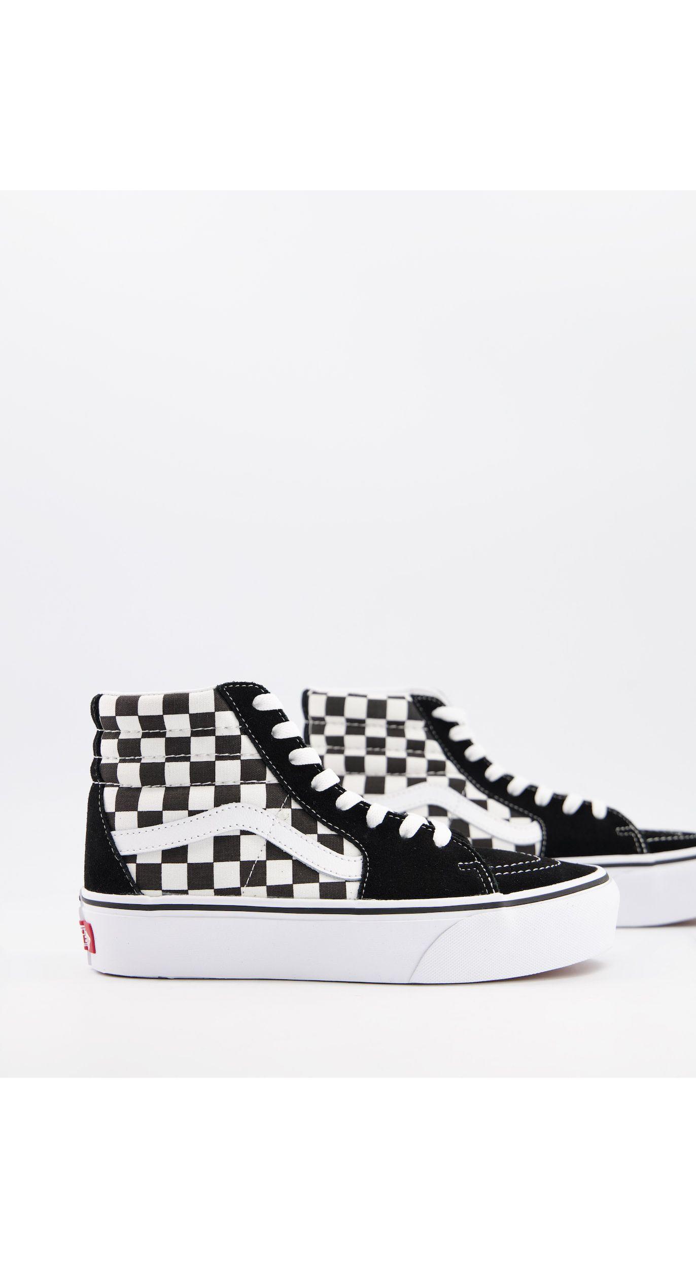 Baskets montantes garçon SK8-HI ZIP noir et camoufflage Vans- CCV Mode