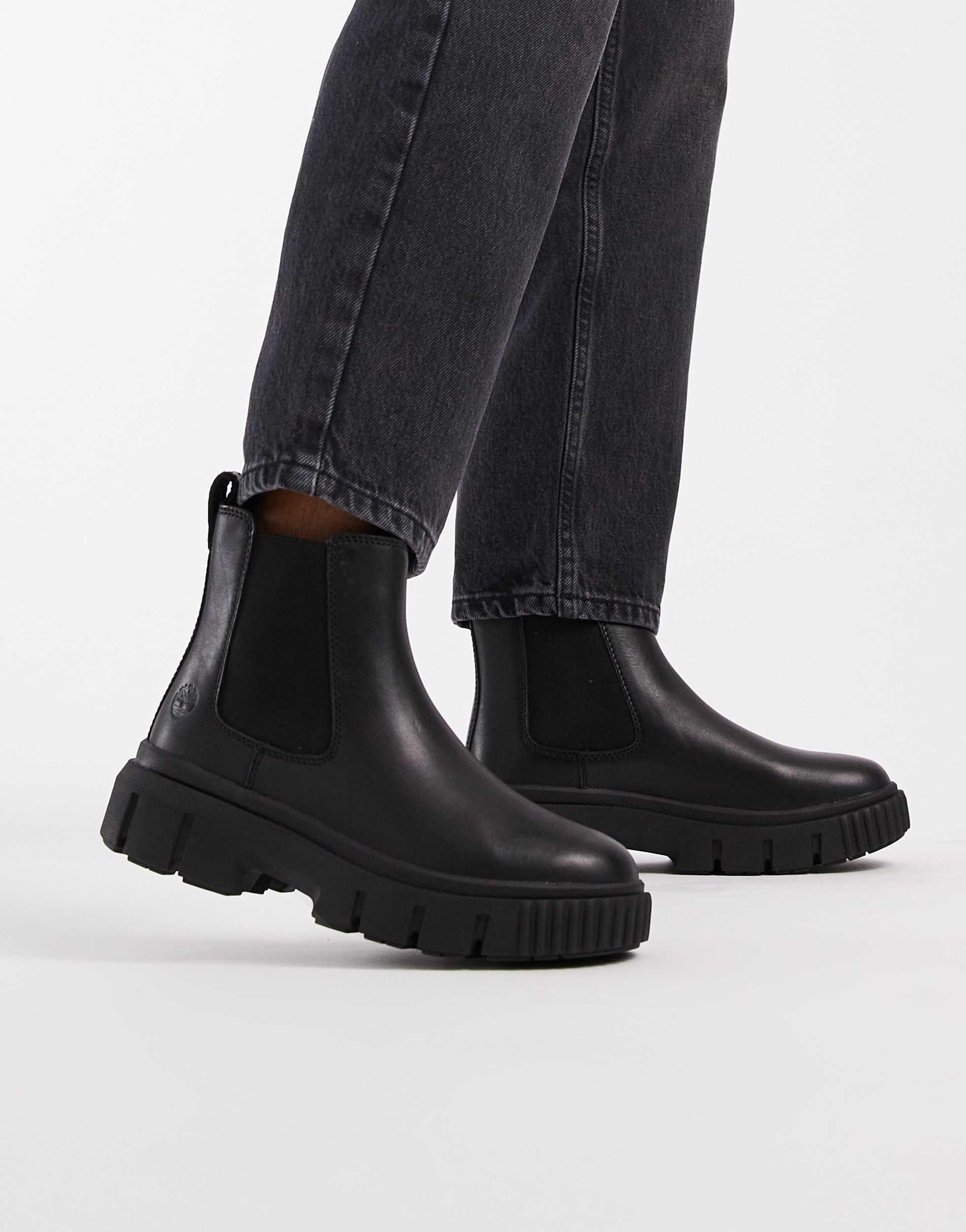 Timberland Greyfield Chelsea Boots in Black Lyst Australia