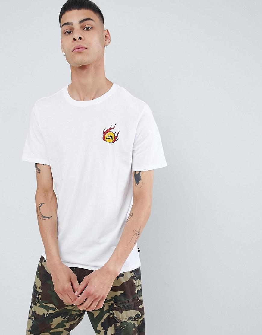T-shirt imprim dragon Nike pour homme en coloris Blanc | Lyst