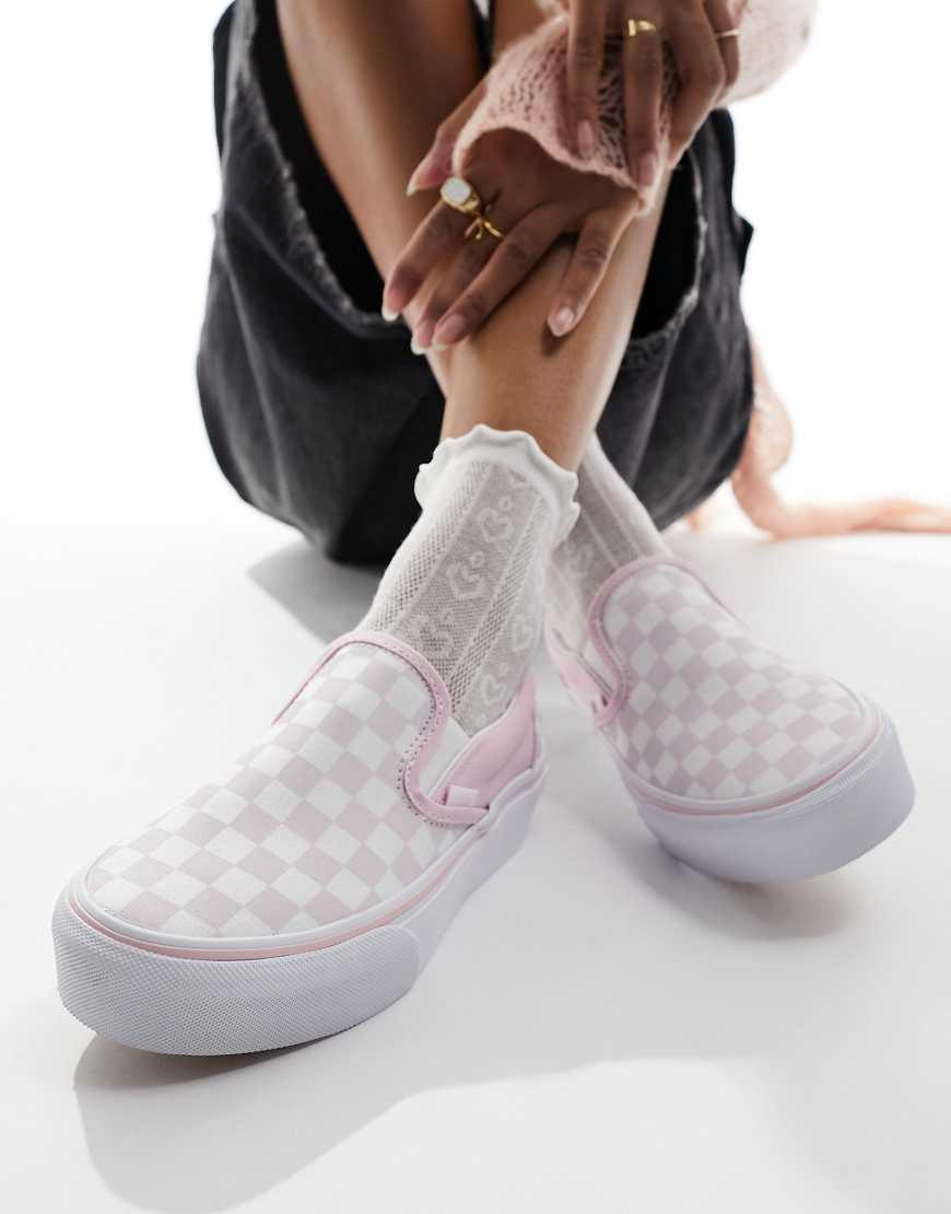 Blanco Zapatillas Vans Gris Y Rosa Zapatillas De Deporte Rosas Y