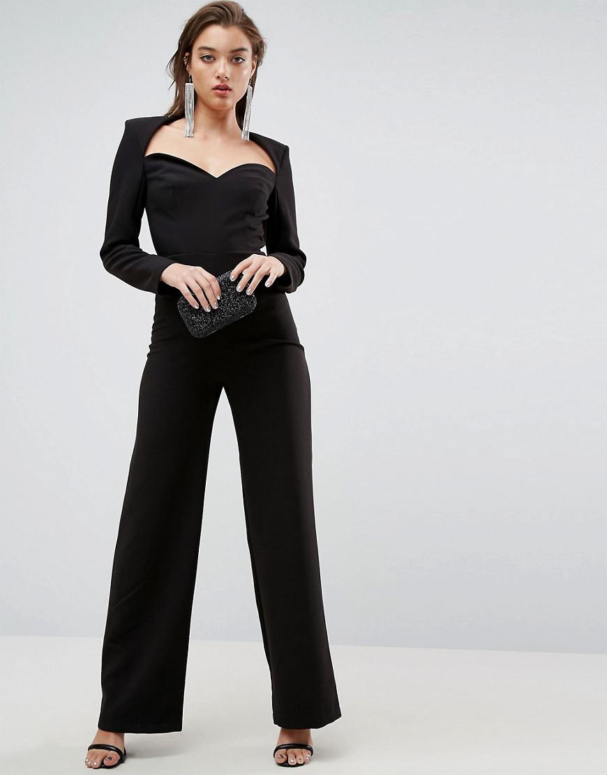 Sweetheart neck jumpsuit sale