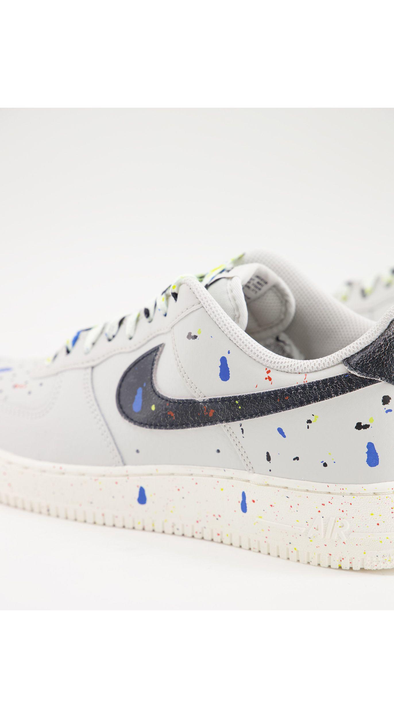 Nike Rubber Air Force 1 '07 Lv8 Bb - Sneakers Met Verfspetters in het Wit  voor heren - Lyst