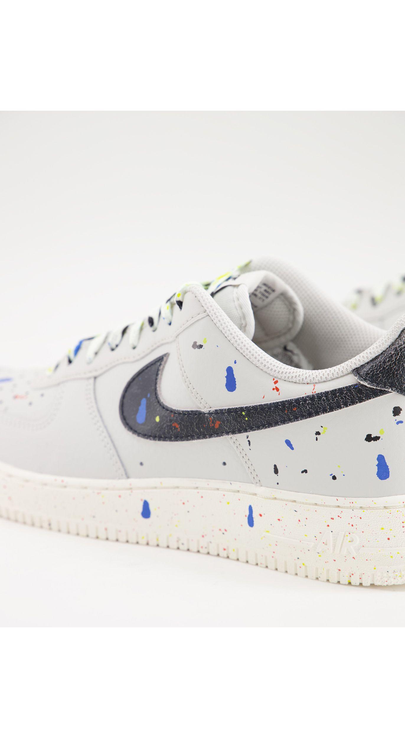 Nike Air Force 1 '07 Lv8 Bb Paint Splatter Trainers in White for Men | Lyst