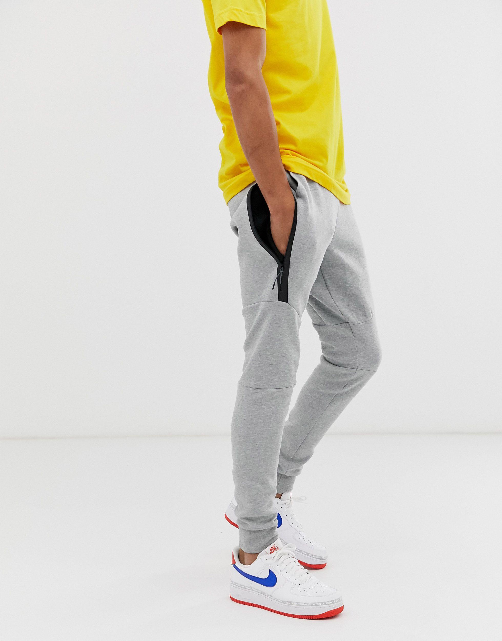 Nike Tall Tech Fleece Cuffed jogger in Grey for Men | Lyst UK