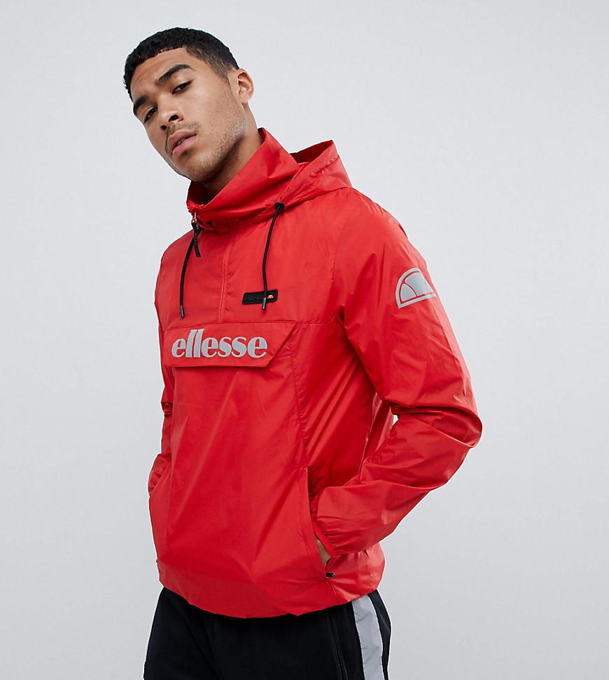 Ellesse Overhead Jacket With Reflective Logo In Red for Men - Lyst