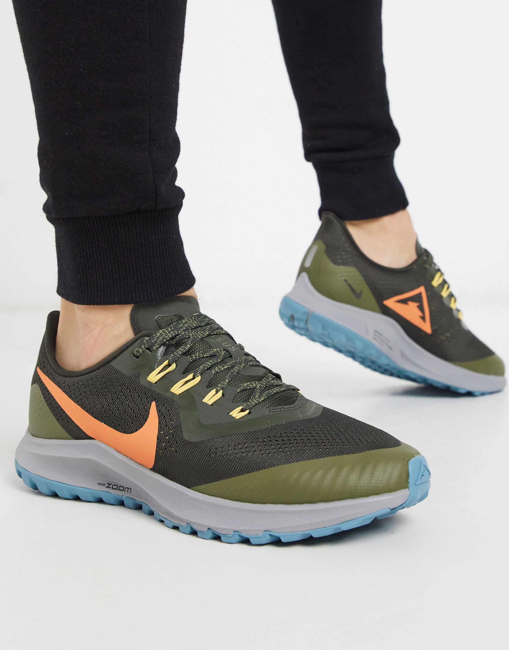 Nike Air Zoom Pegasus 36 Trail Trail Shoes in Green for Men | Lyst Canada