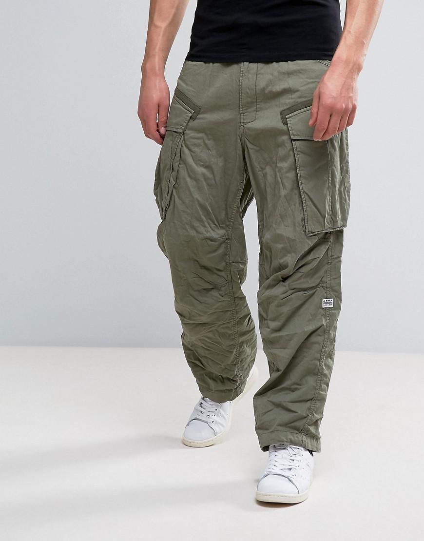 Buy GStar RAW Beige Rovic Zip 3D Straight Fit Cargo Pants for Men Online   Tata CLiQ Luxury
