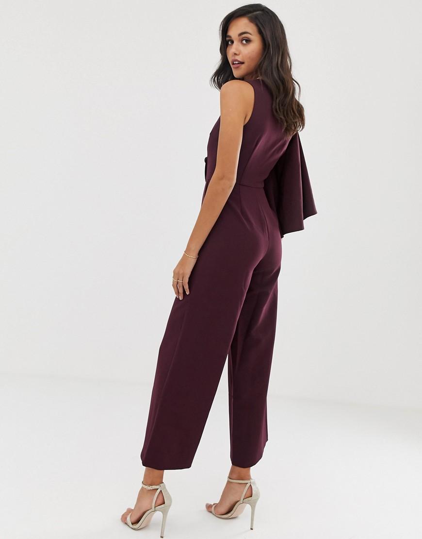 deep purple jumpsuit
