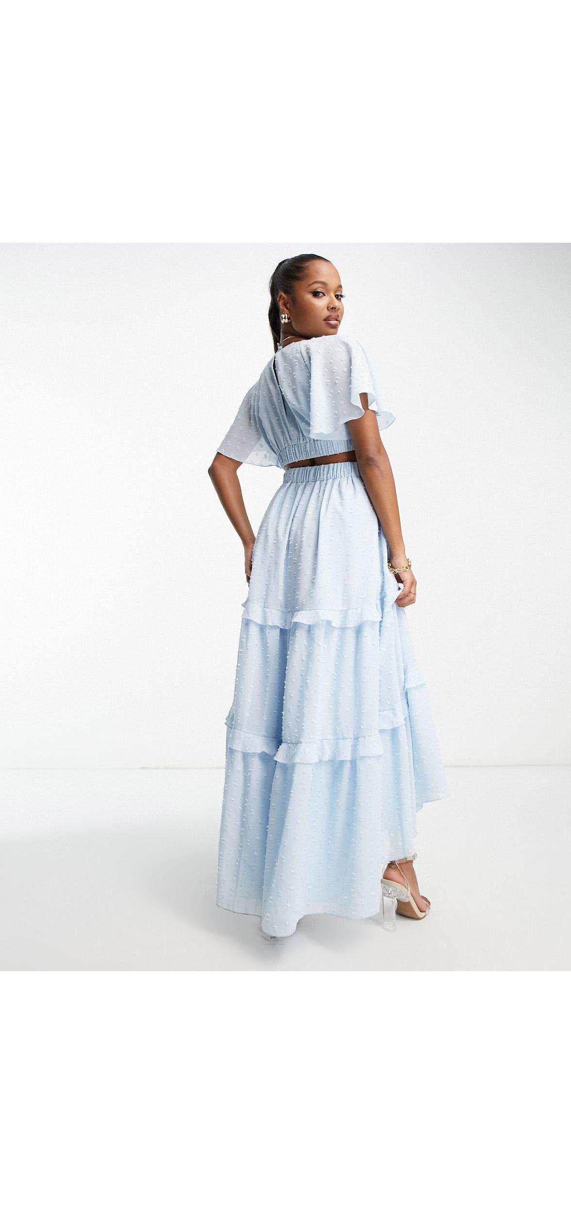 Petite top layered dress
