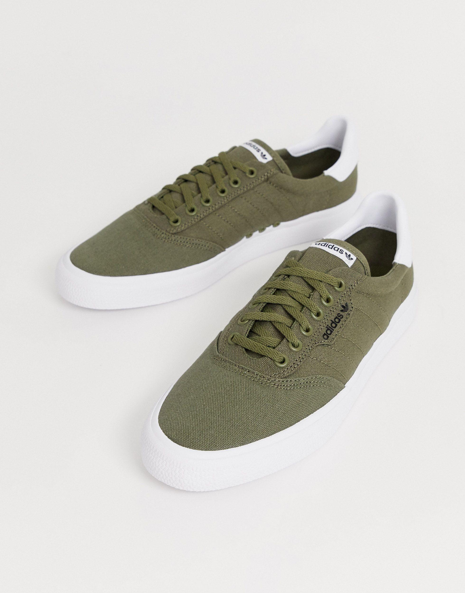 adidas Originals Rubber 3mc Trainers in Green for Men | Lyst