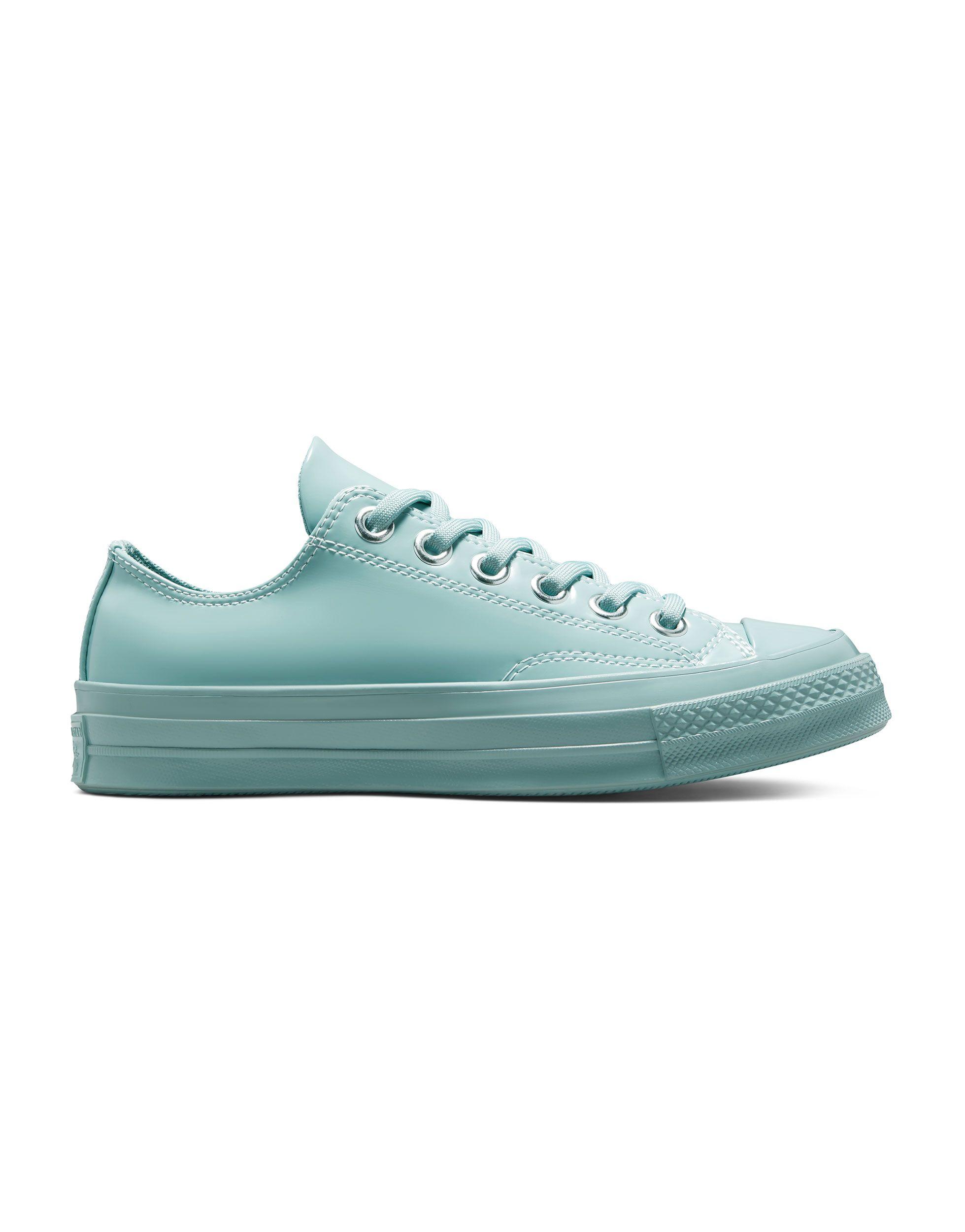 Converse Chuck 70 Ox Hybrid Shine Patent Faux-leather Sneakers in Blue |  Lyst