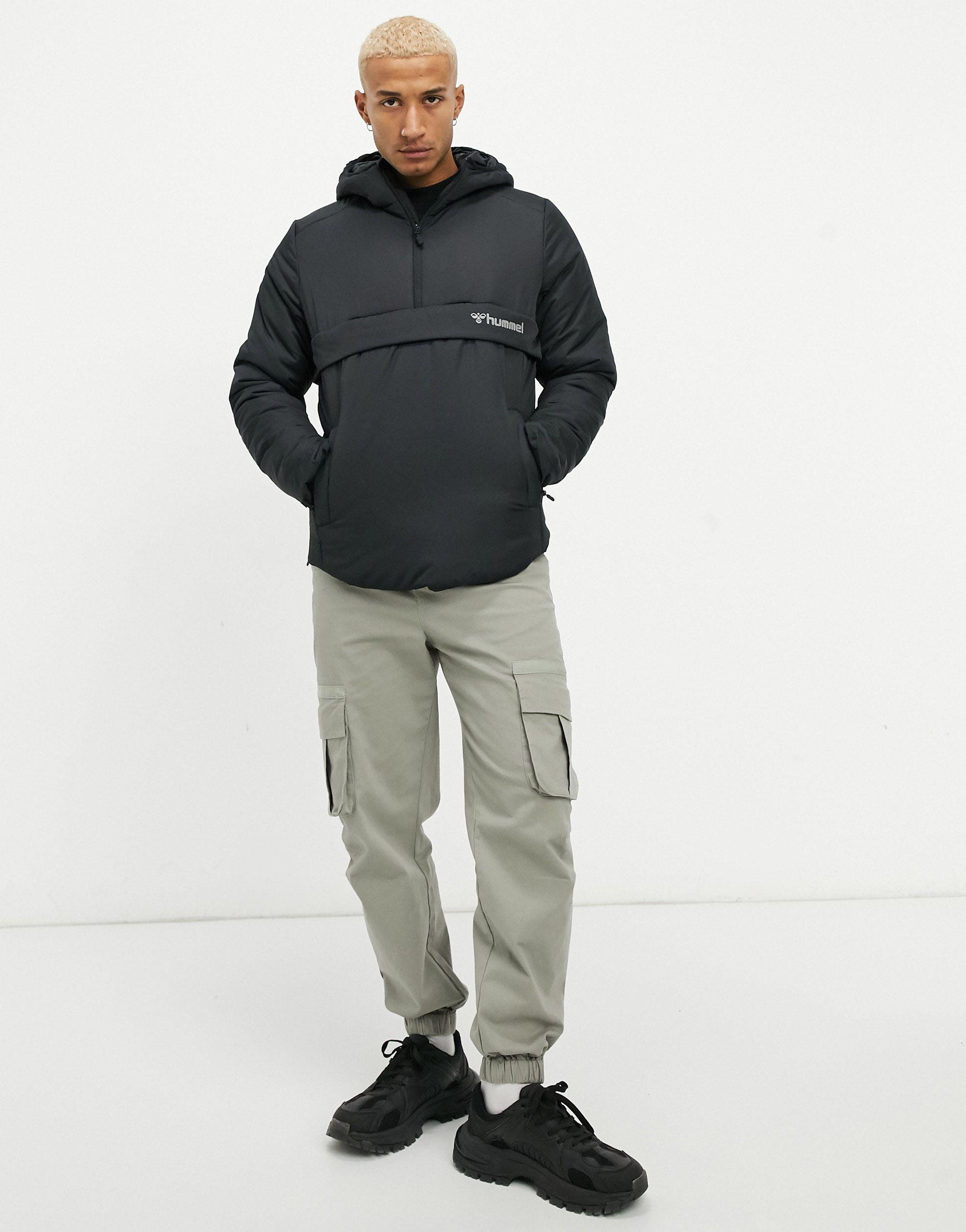 black half zip jacket