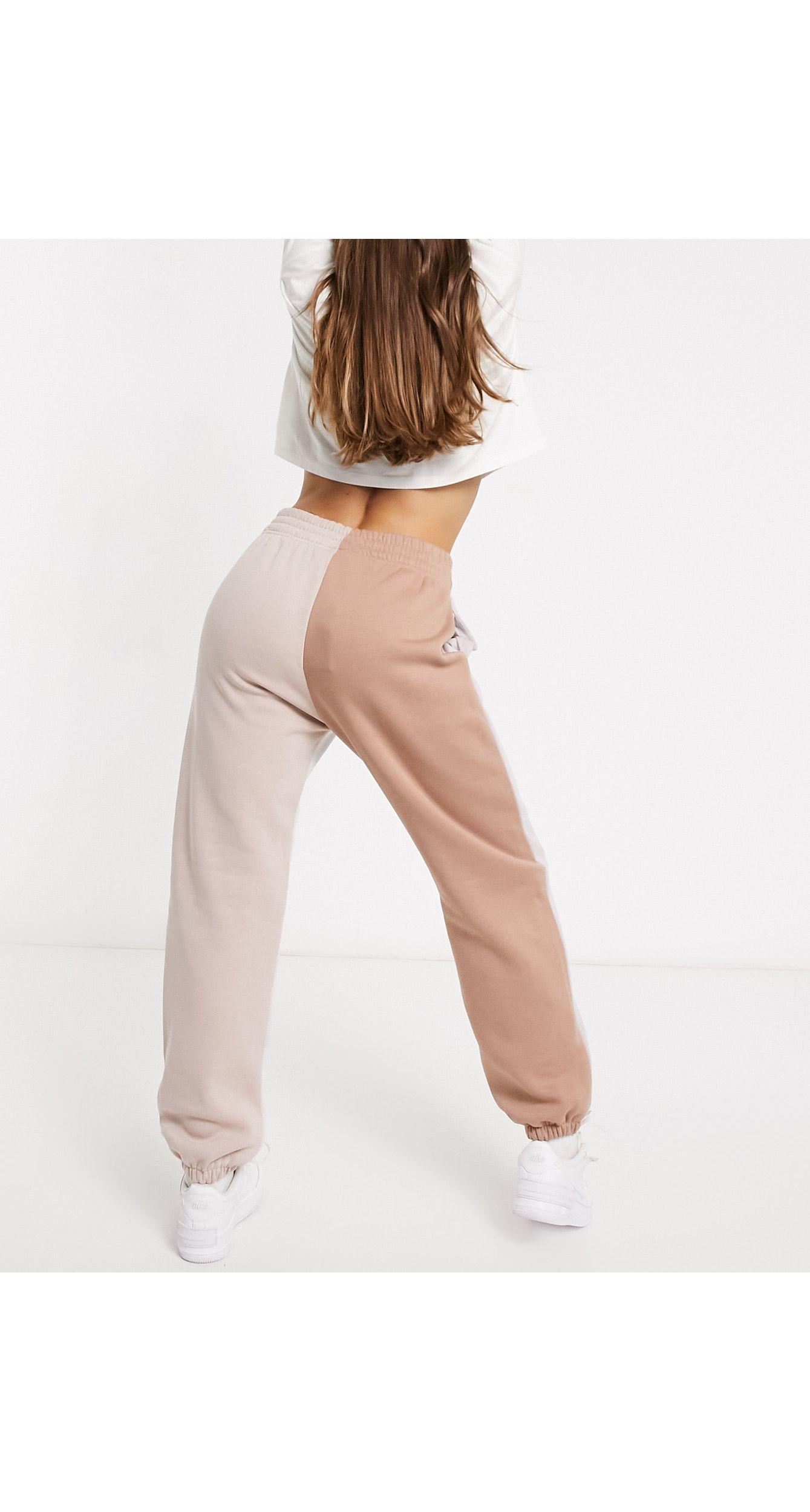 Nike Metallic Swoosh Colour Block joggers | Lyst UK