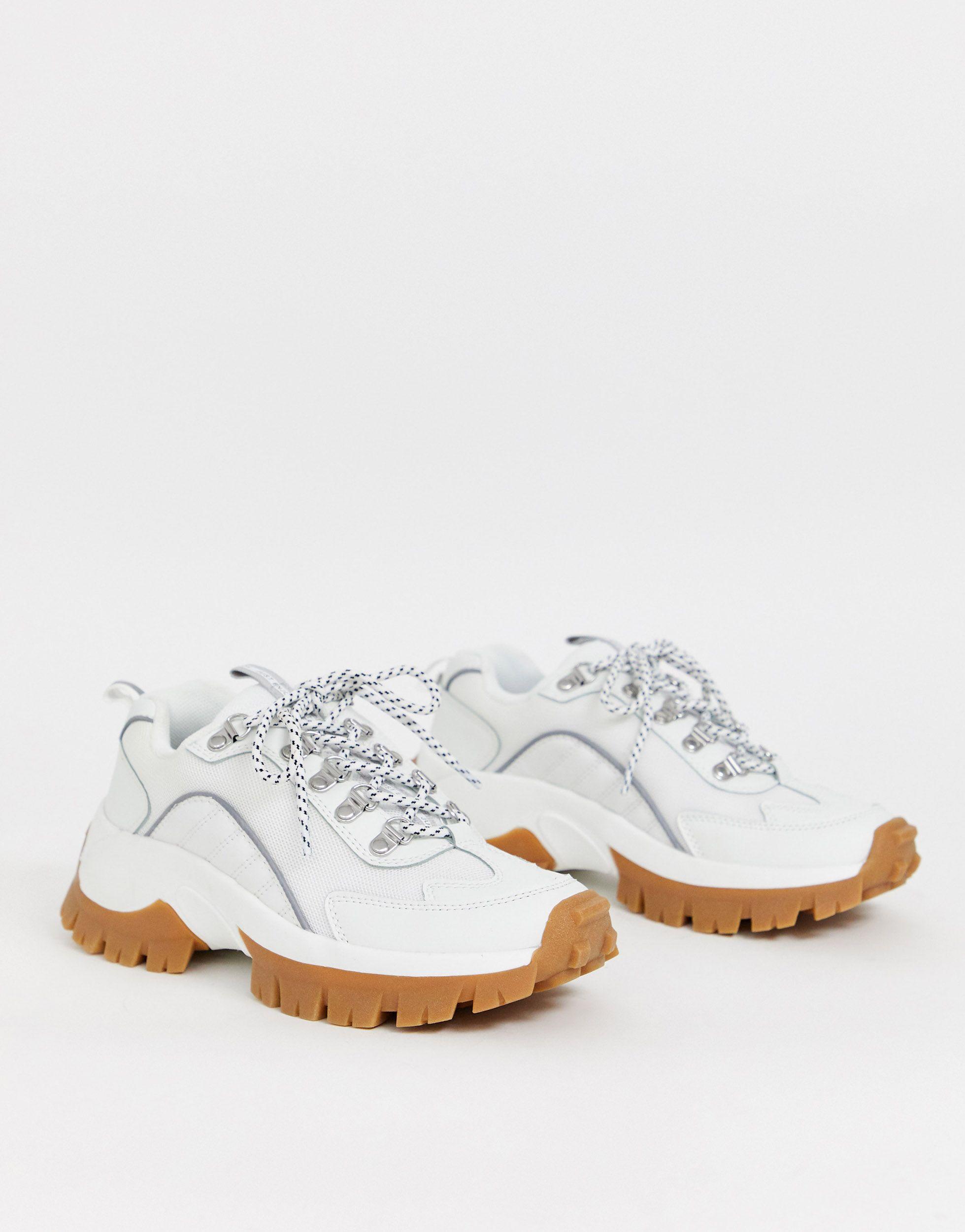 stradivarius chunky trainers