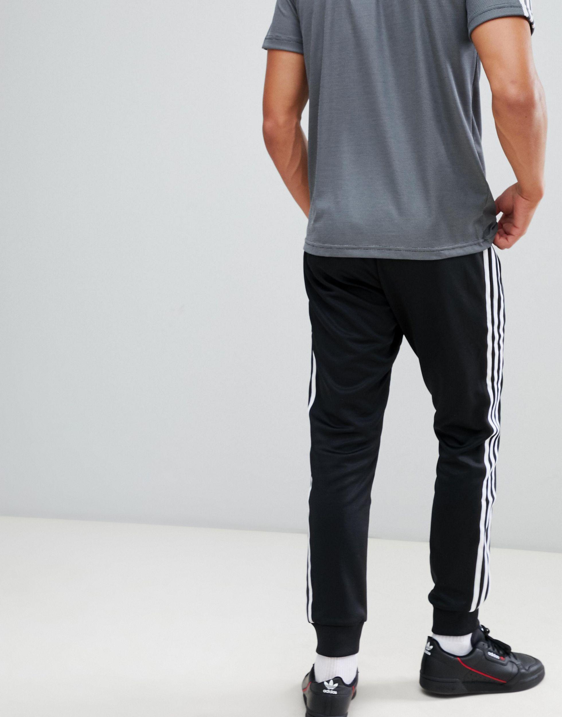 adidas Originals Superstar Sweatpants in Black for Men | Lyst