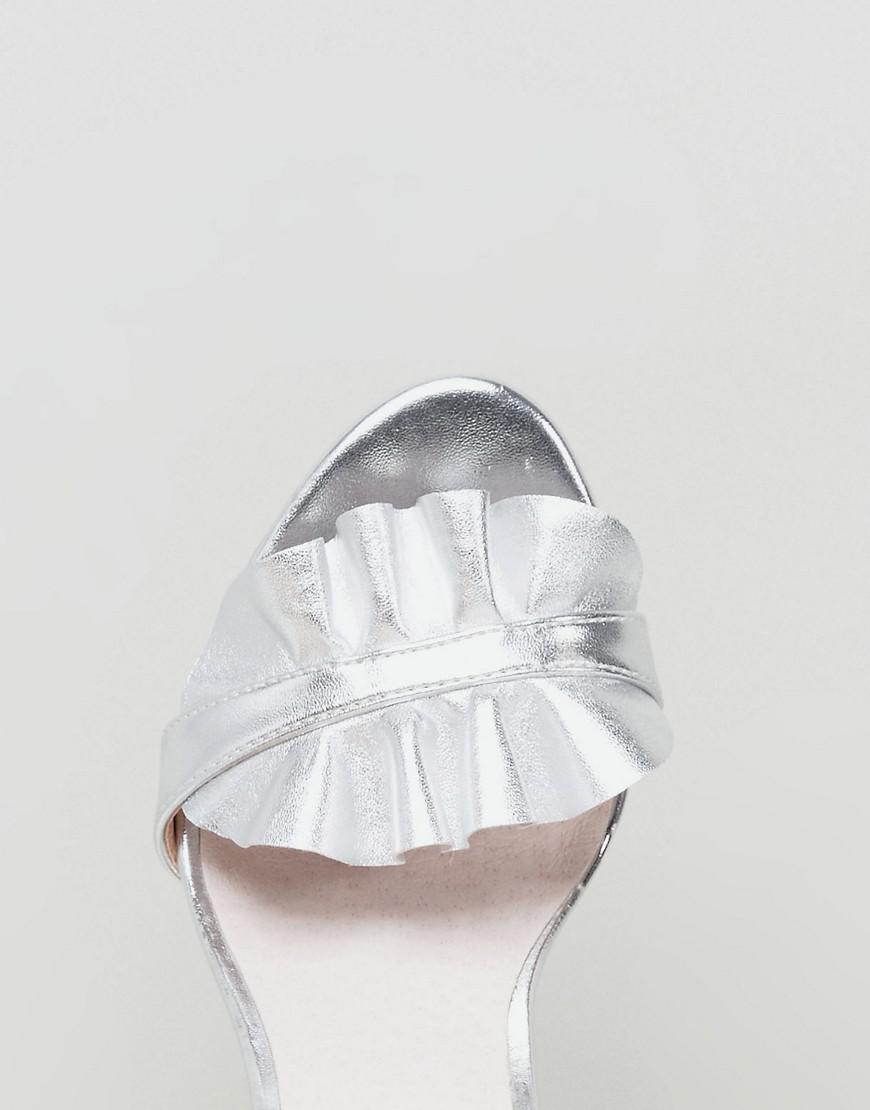 faith silver sandals