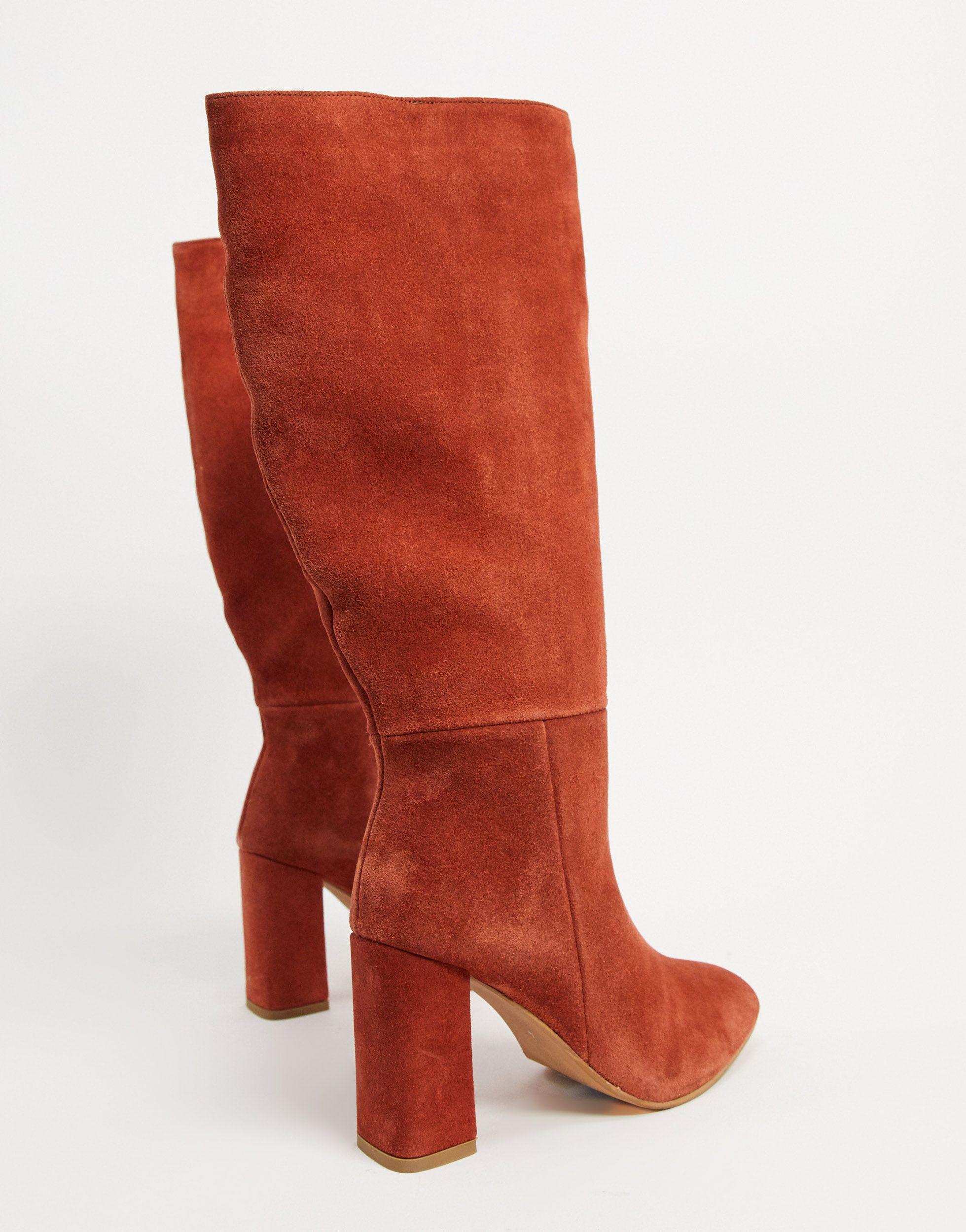 suede pull on boots