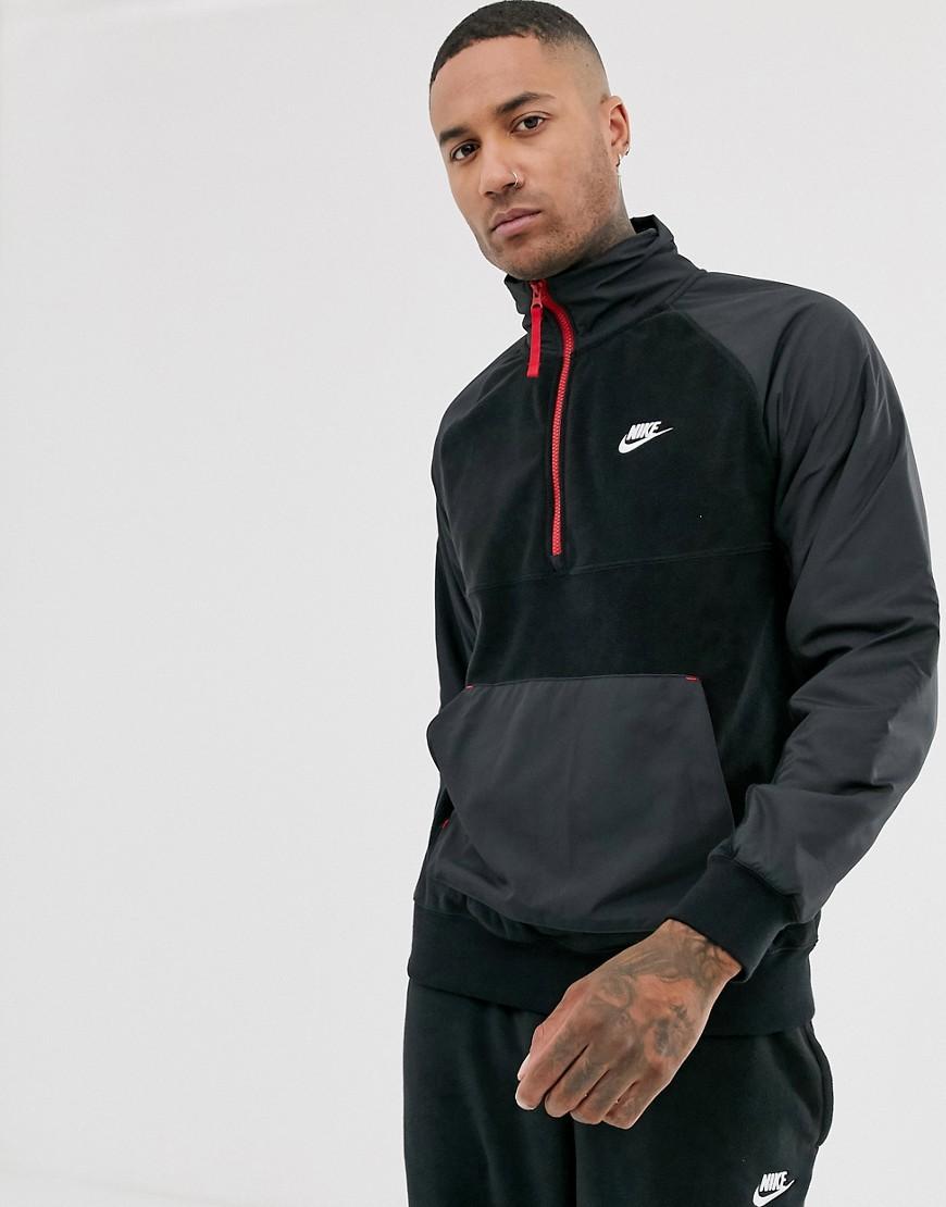nike club winterized half zip