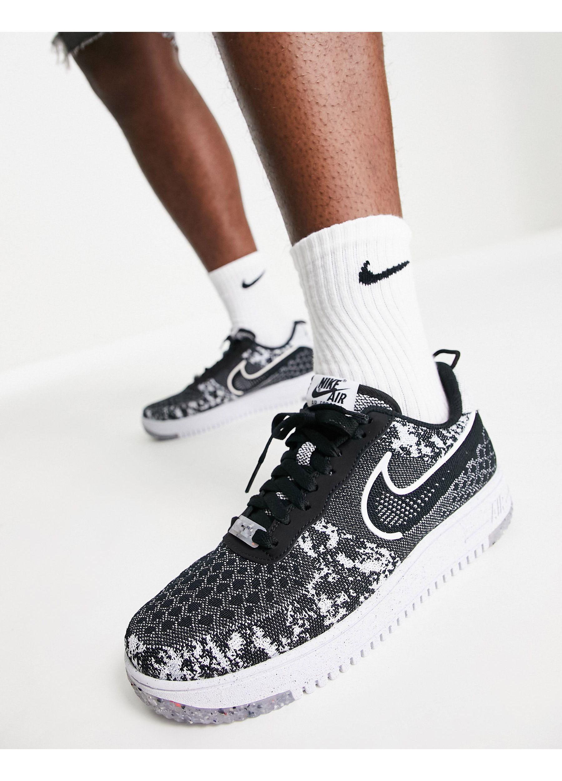 Air Force Black And White 'flyknit Shoes Nike Air Force
