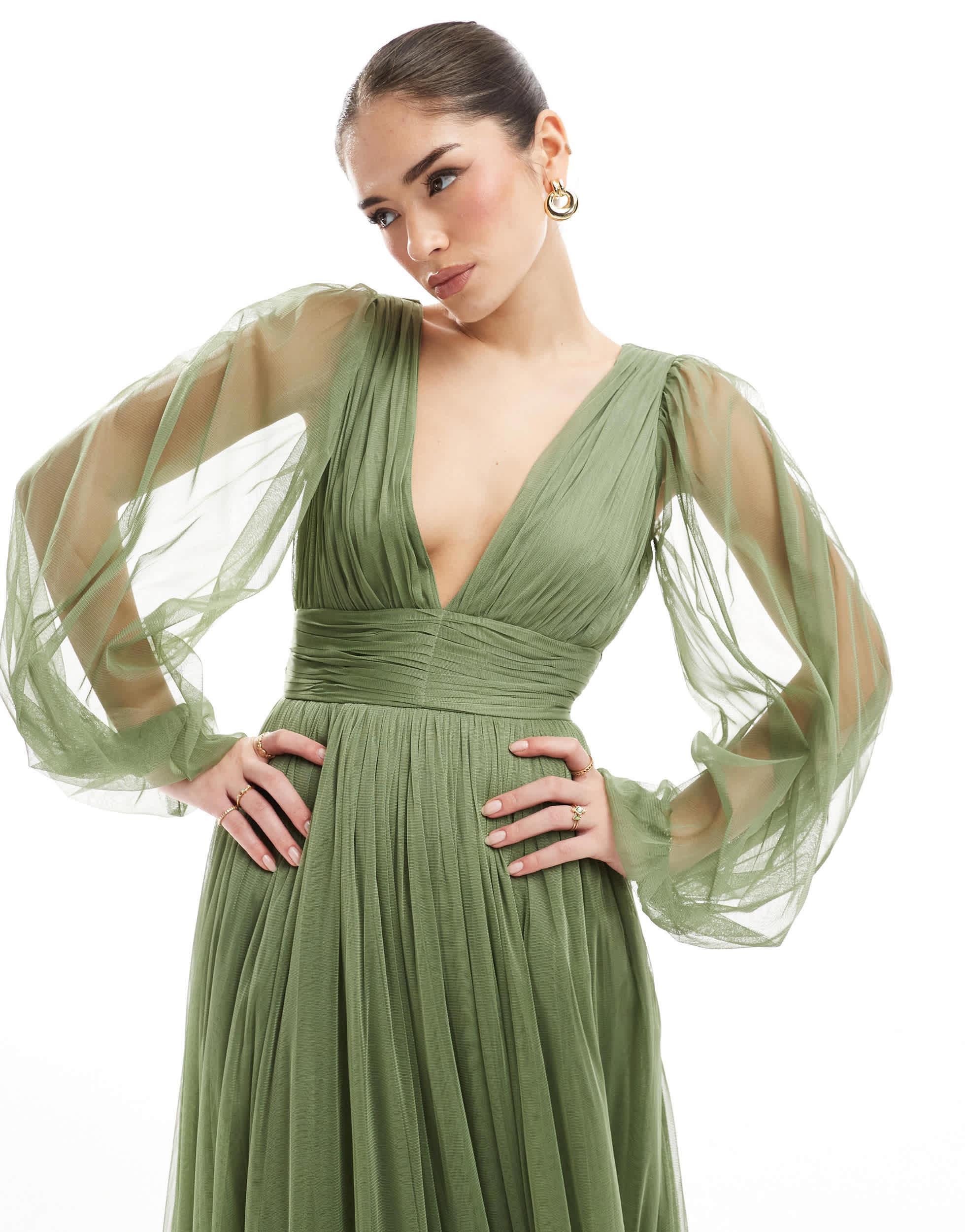halter neck maxi dress for women Baobab Chianti Eden Green Halter Maxi Dress