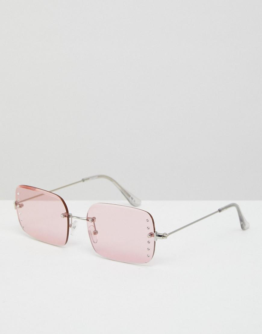 90s rimless sunglasses