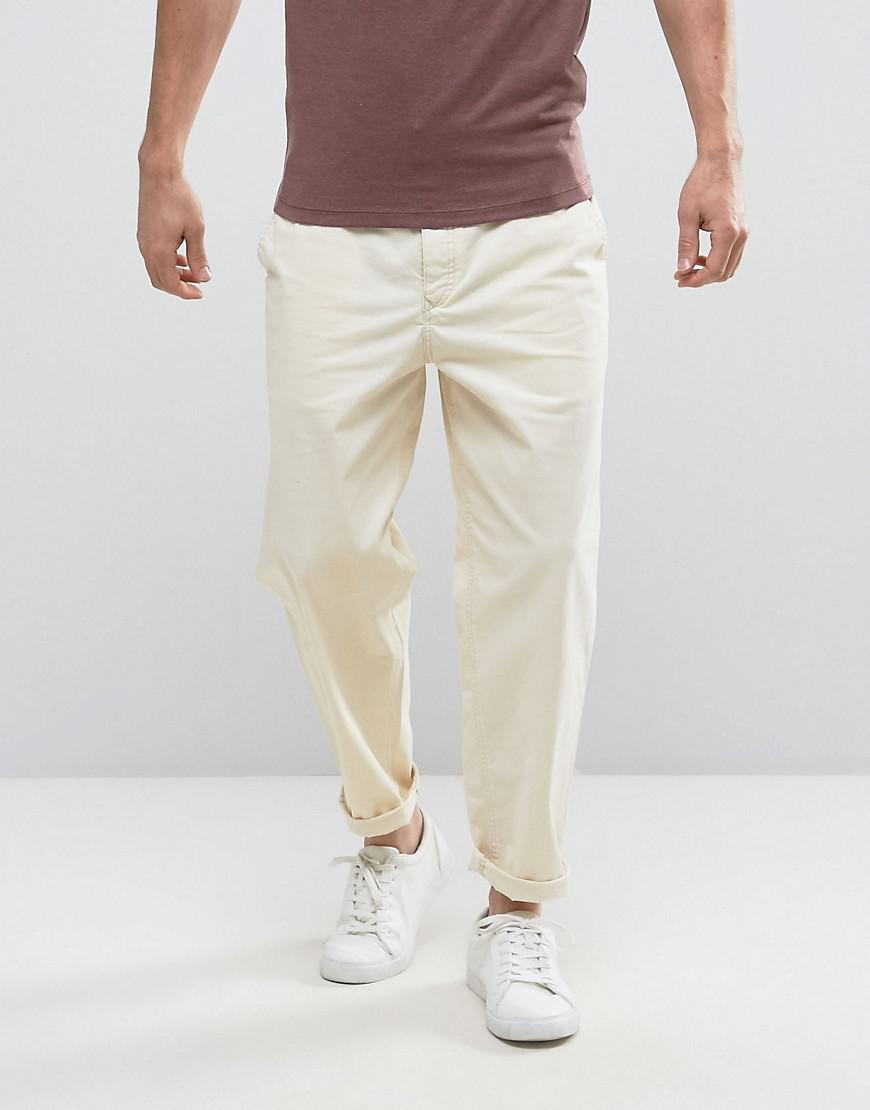 Pantalon chino large SELECTED pour homme en coloris Blanc | Lyst