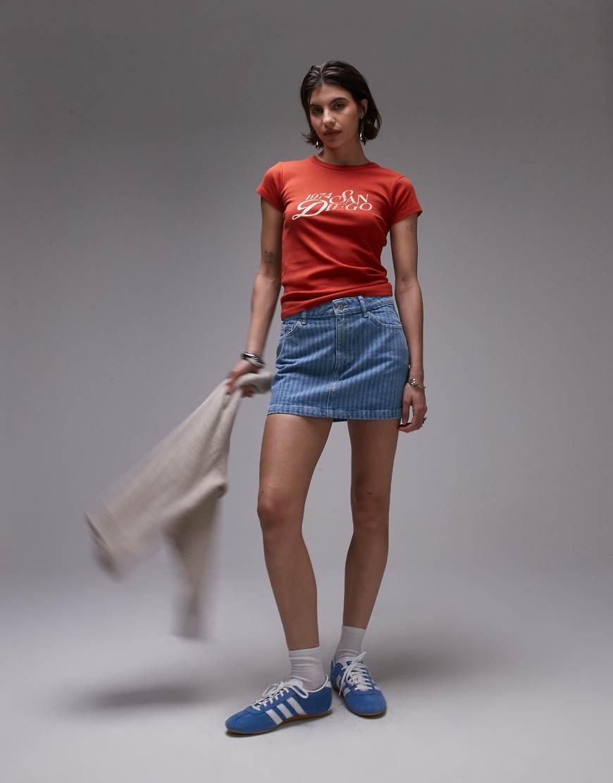 TOPSHOP Denim Skirts for Women Lyst UK