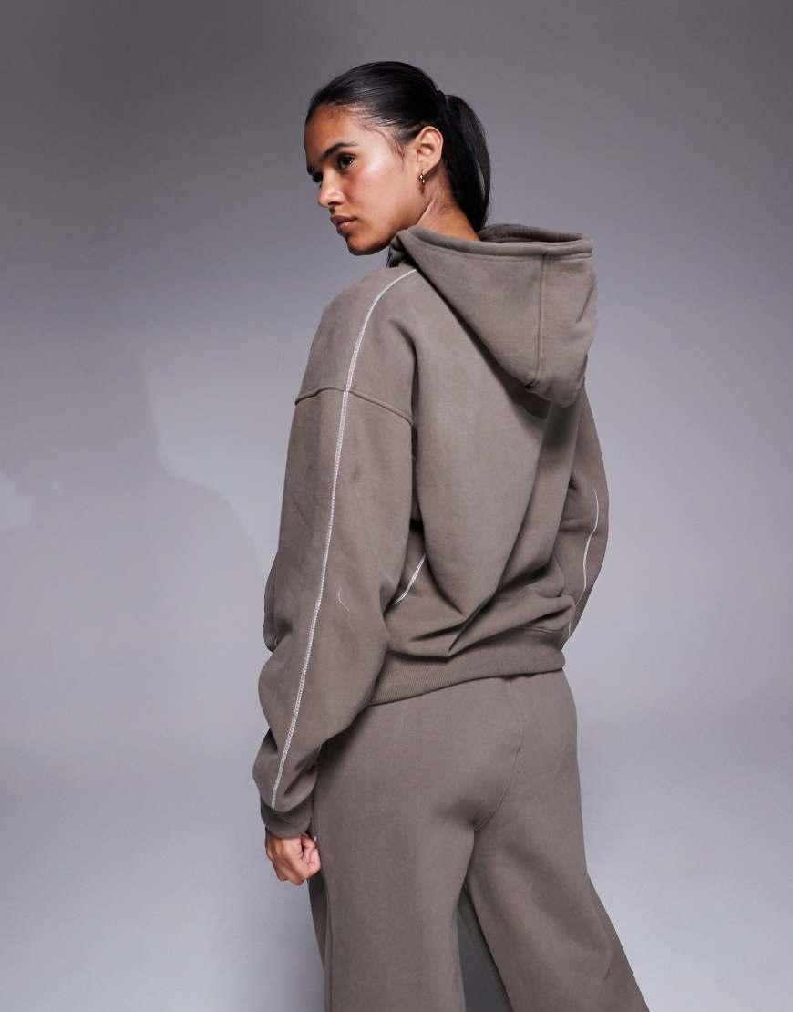 Overlock Stitch Hoodie For Adults Good For Nothing Overlock Stitch