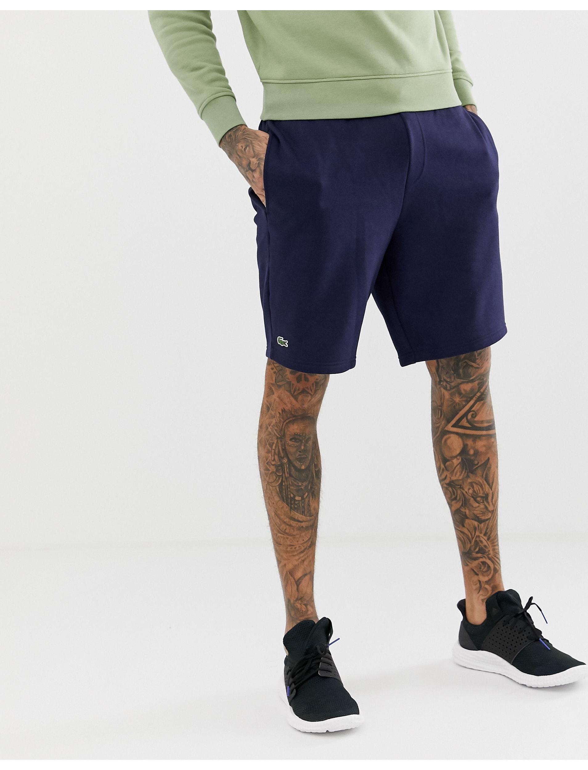 mens lacoste sweat shorts