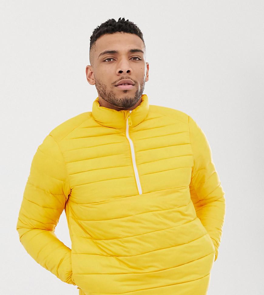 pull and bear yellow coat