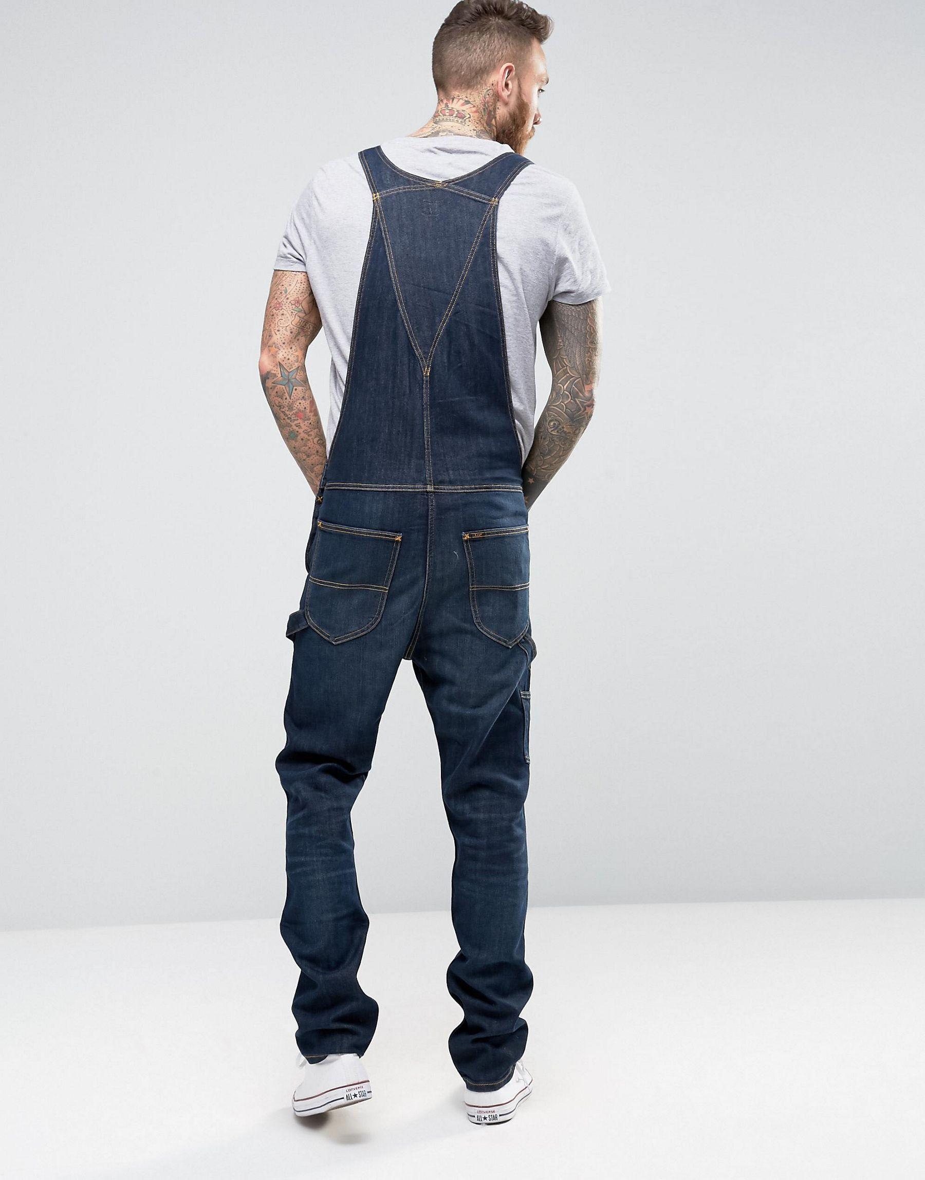 lee men's overall jeans