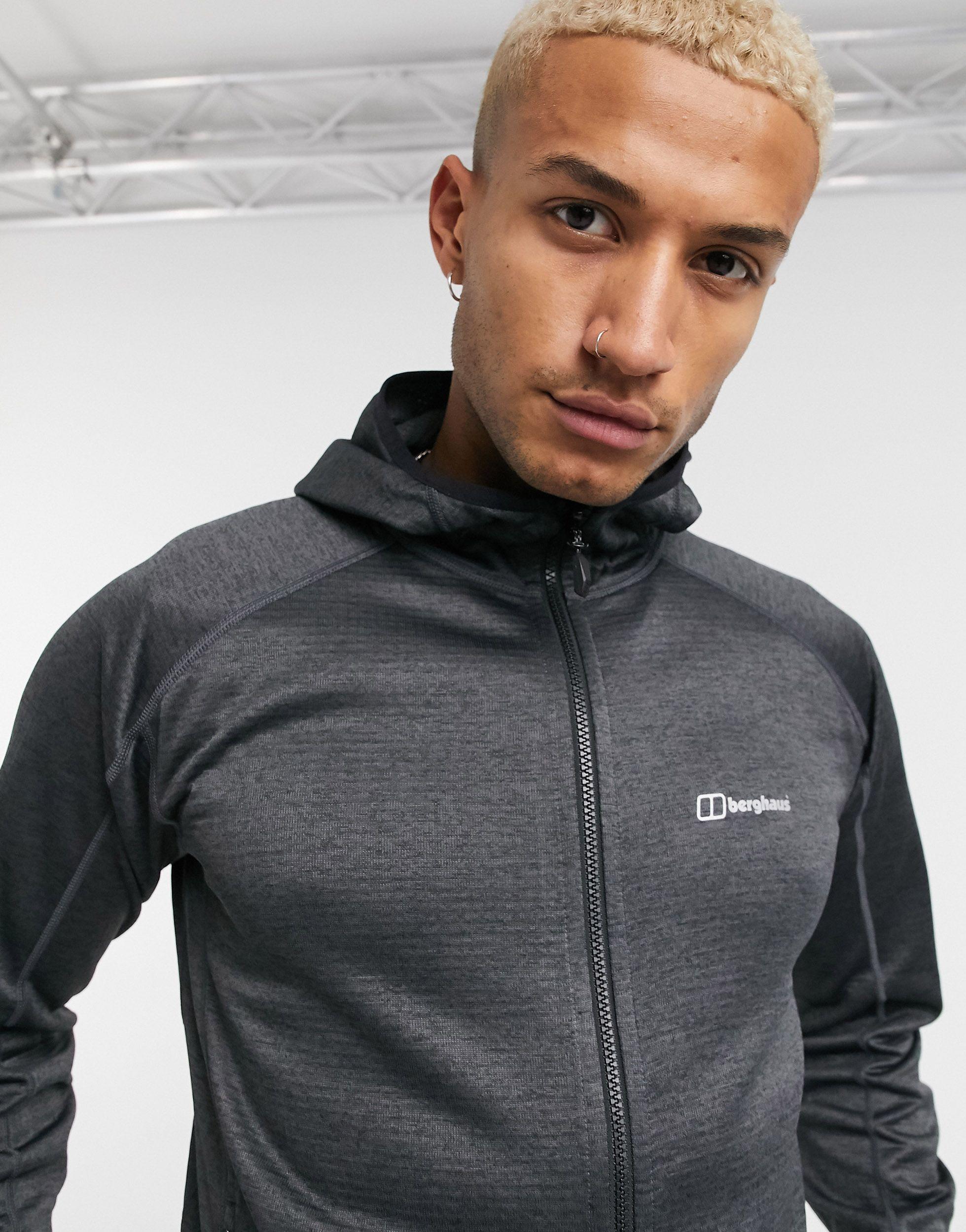 Berghaus Spitzer 1/4 Zip Fleece in Black for Men | Lyst