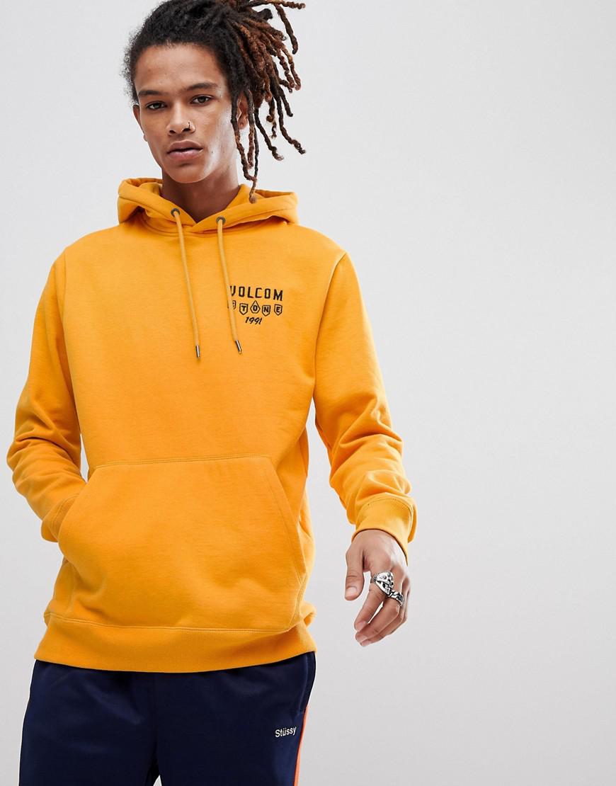 volcom yellow hoodie