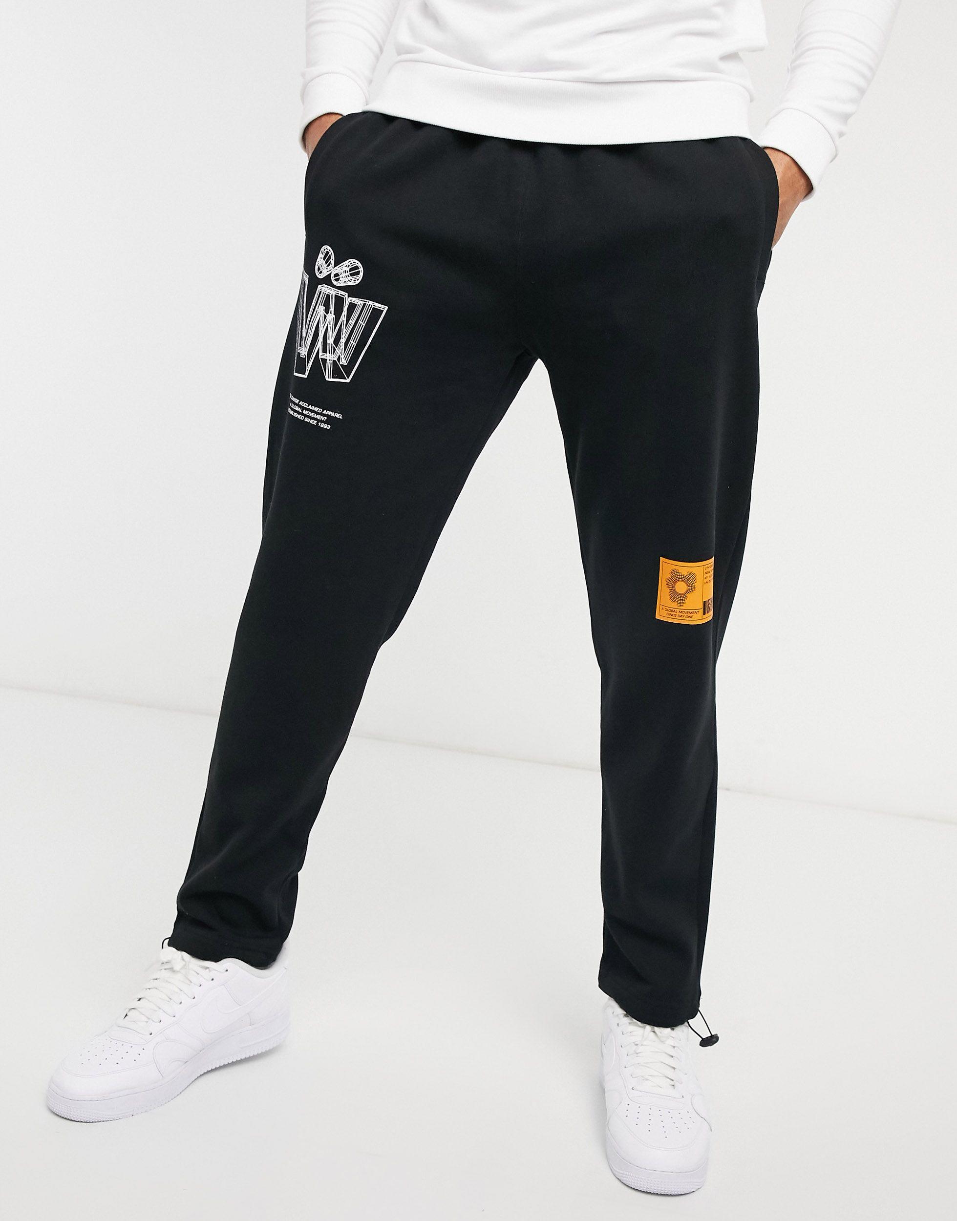topman black joggers