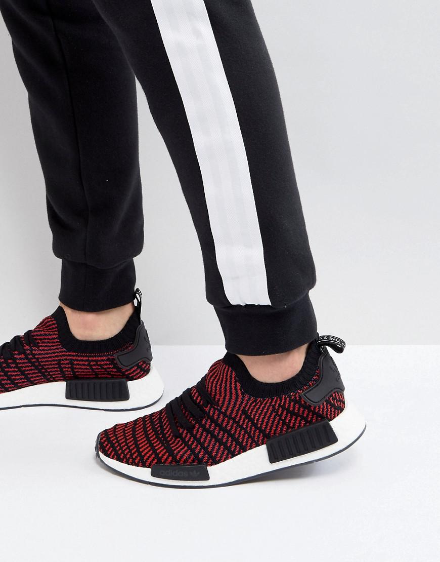 men's adidas nmd r1 stlt primeknit casual shoes