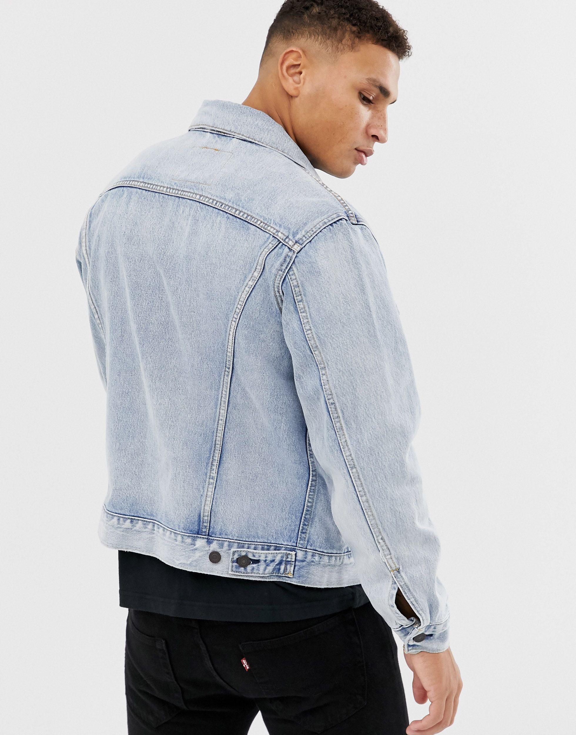 Virgil Oversized Denim Trucker Jacket 