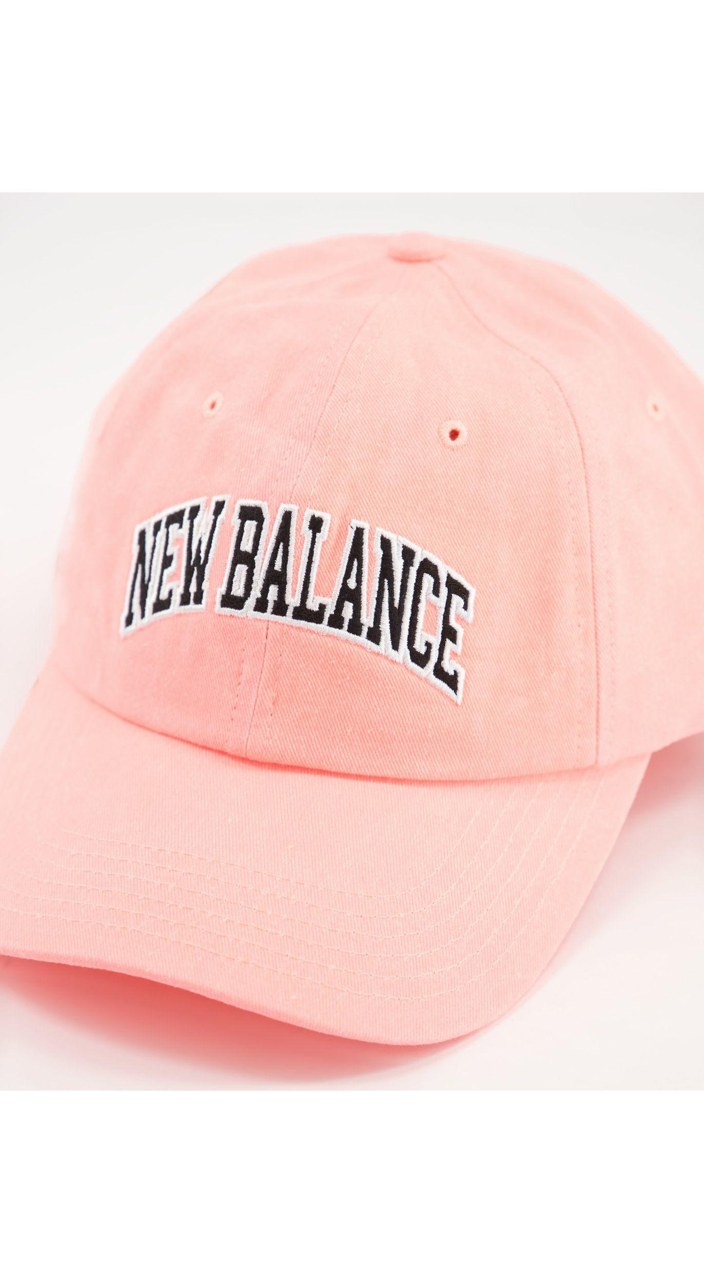 New Balance Collegiate Logo Cap in Pink 