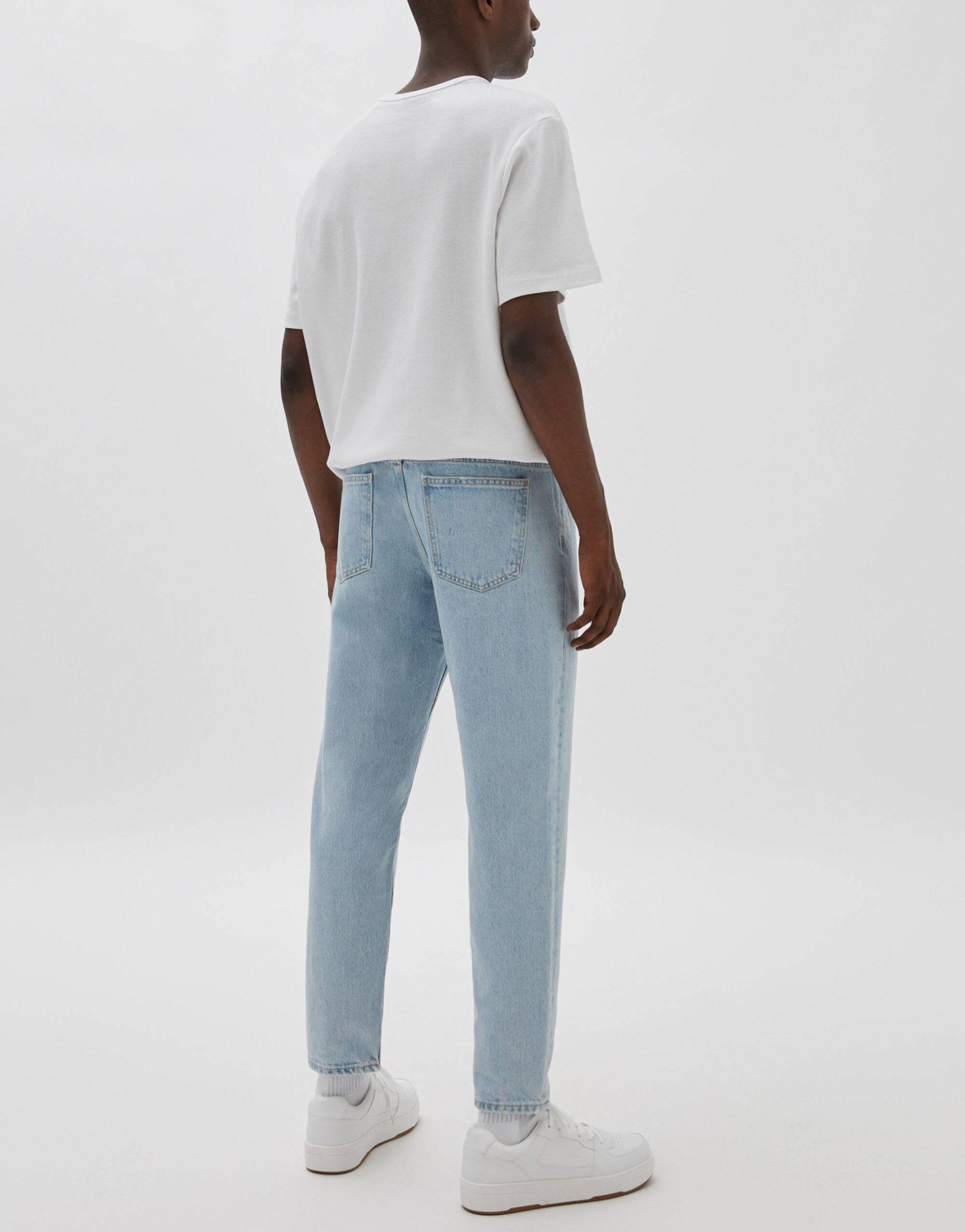 Pull\u0026Bear Denim Straight Leg Jeans in 