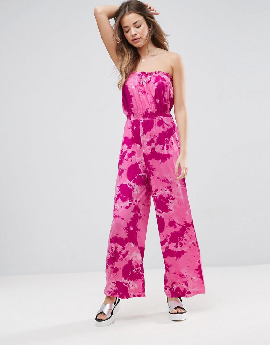 bandeau jersey jumpsuit