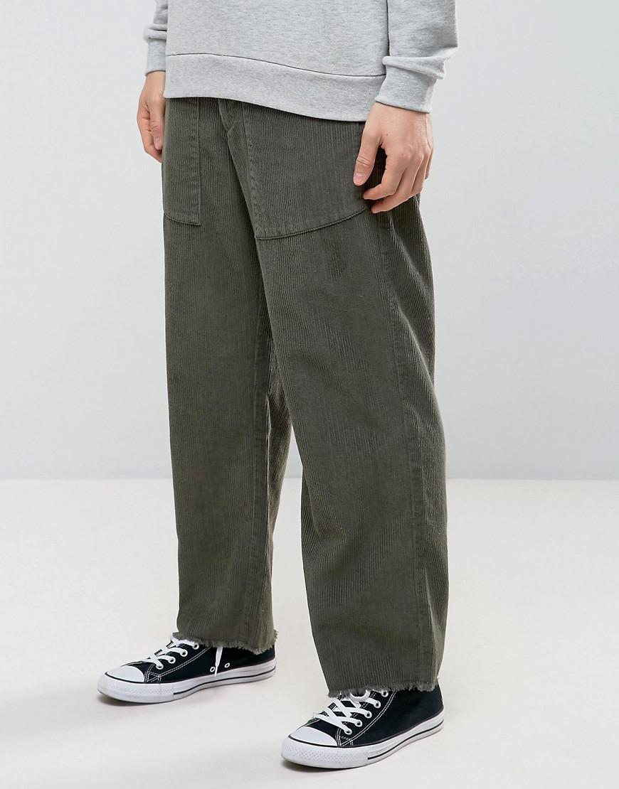 green cord pants