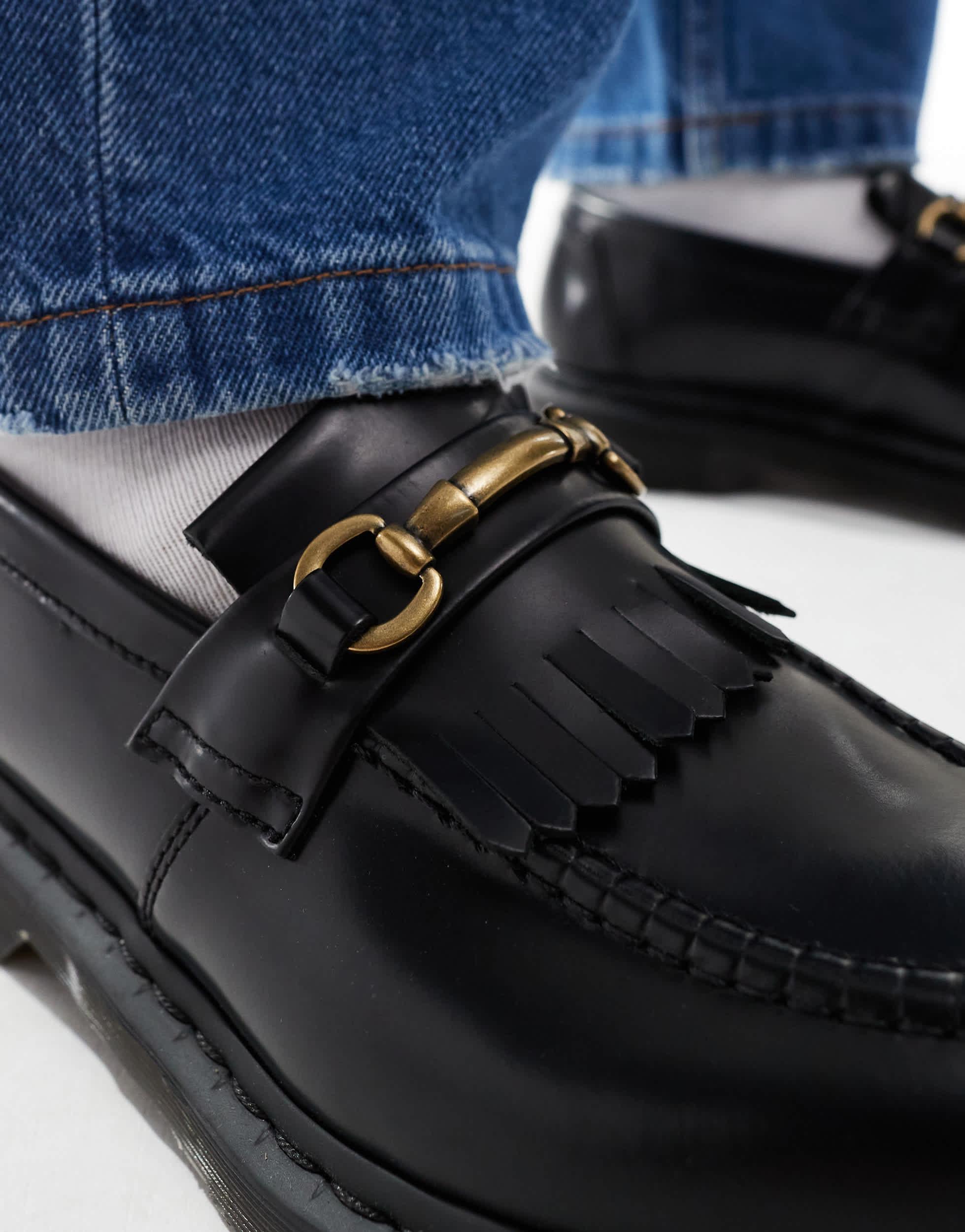 Dr. Martens Adrian Snaffle Loafers in Blue for Men | Lyst