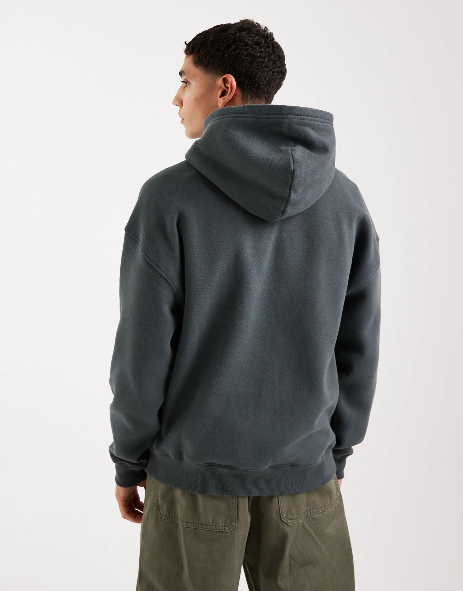 Nouveau sweat à capuche surdimensionné à demi-fermeture éclair pour femme pull à