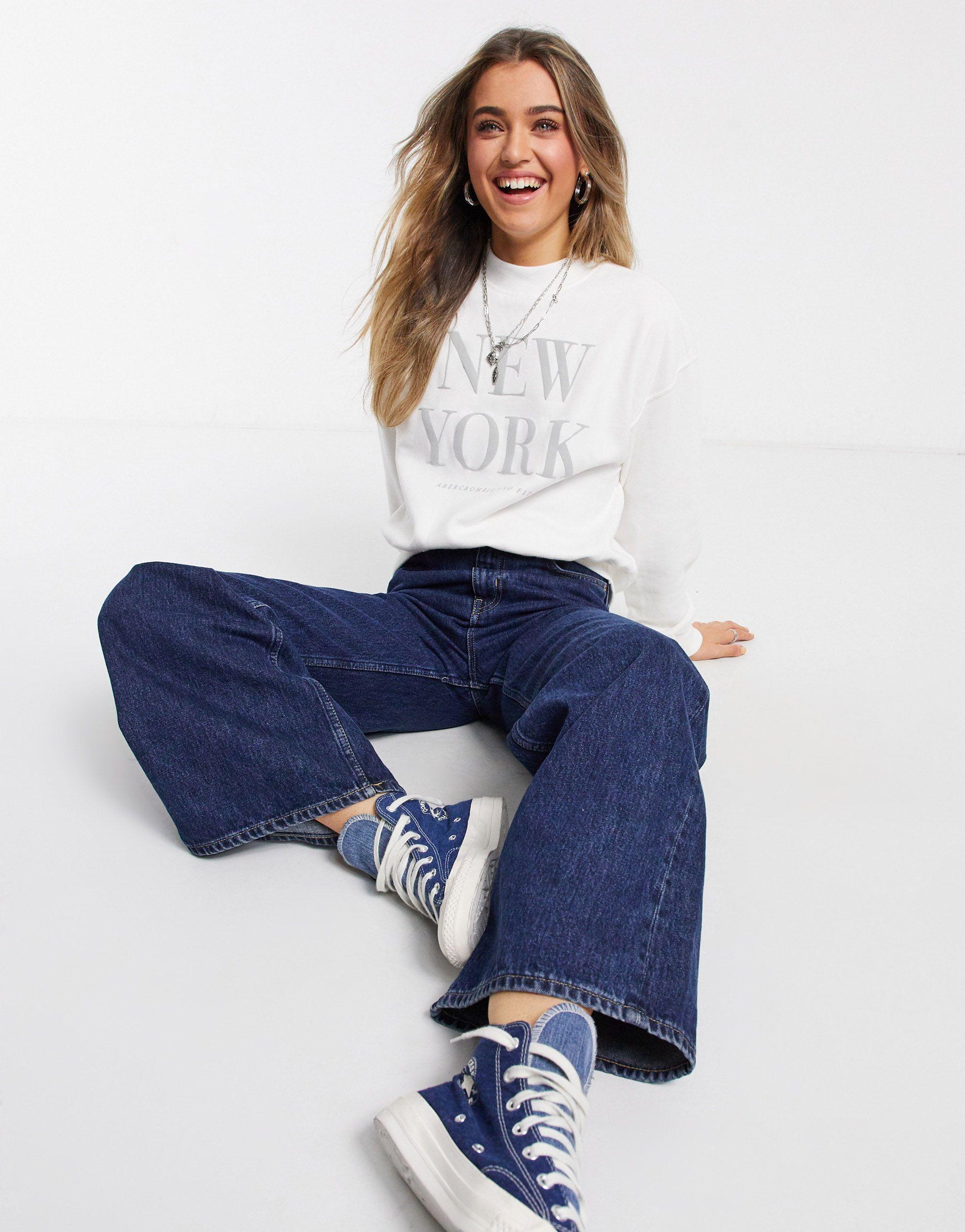 felpa rossa abercrombie