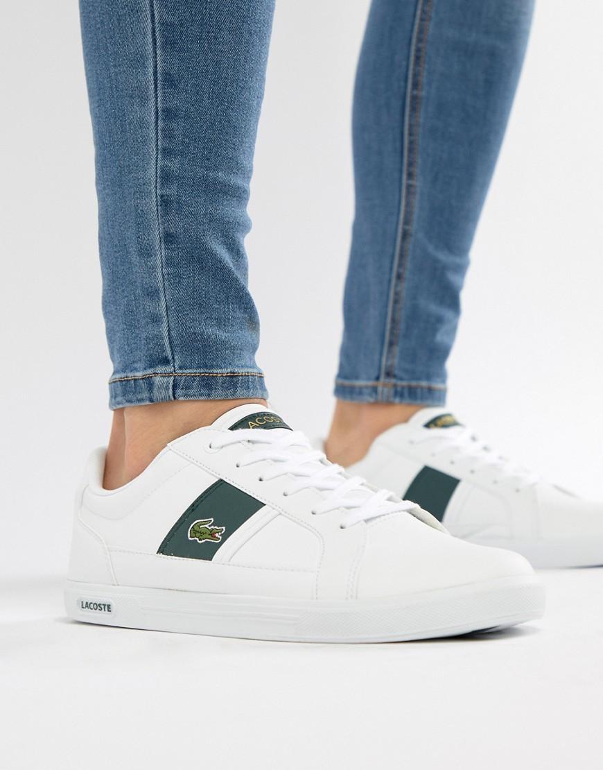 Lacoste Europa Sneakers in White for Men - Lyst