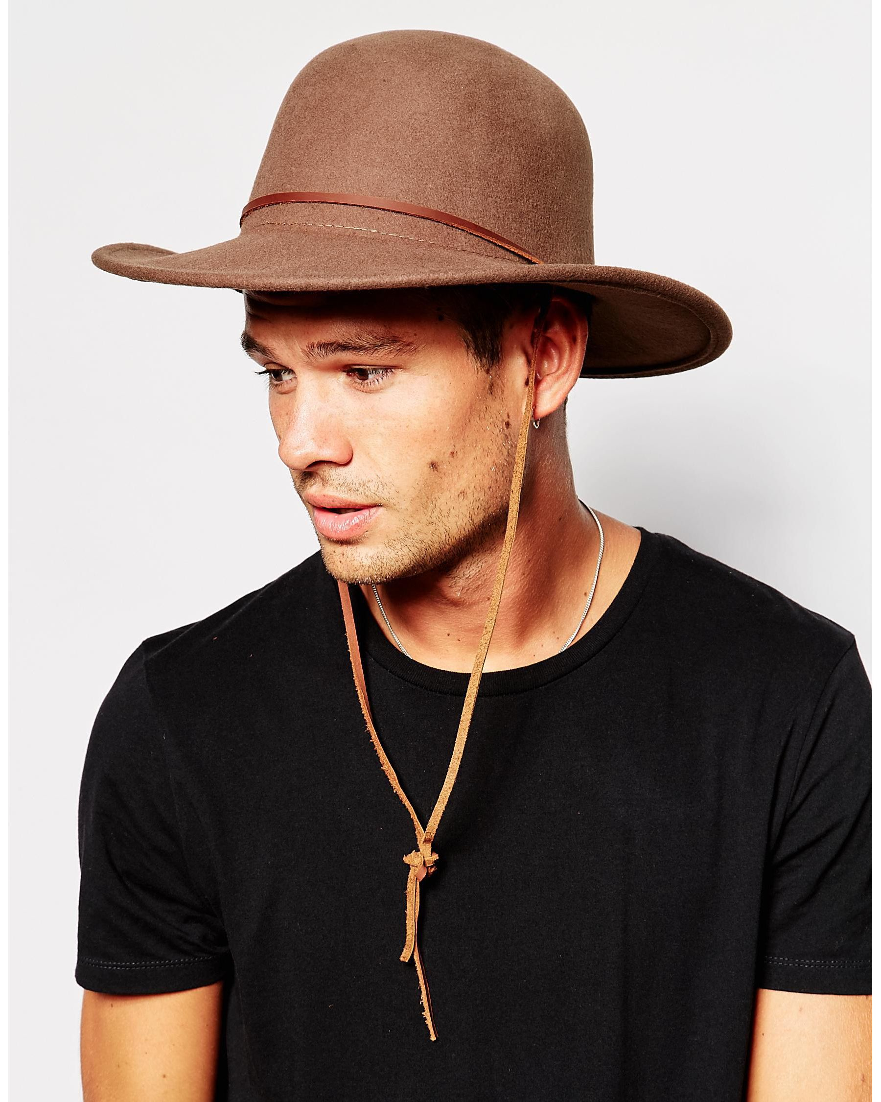 Brixton Wool Tiller Hat in Brown for Men -