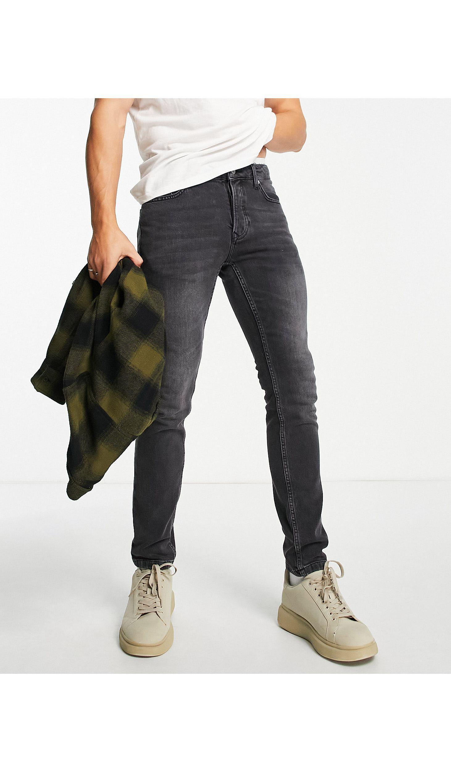 TOPMAN Denim Stretch Skinny Jeans in 
