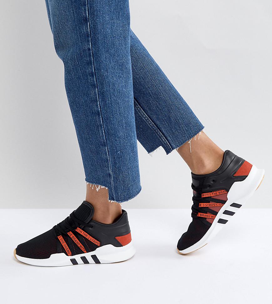adidas originals eqt racing adv sneakers in aqua adidas originals eqt racing adv sneakers in aqua