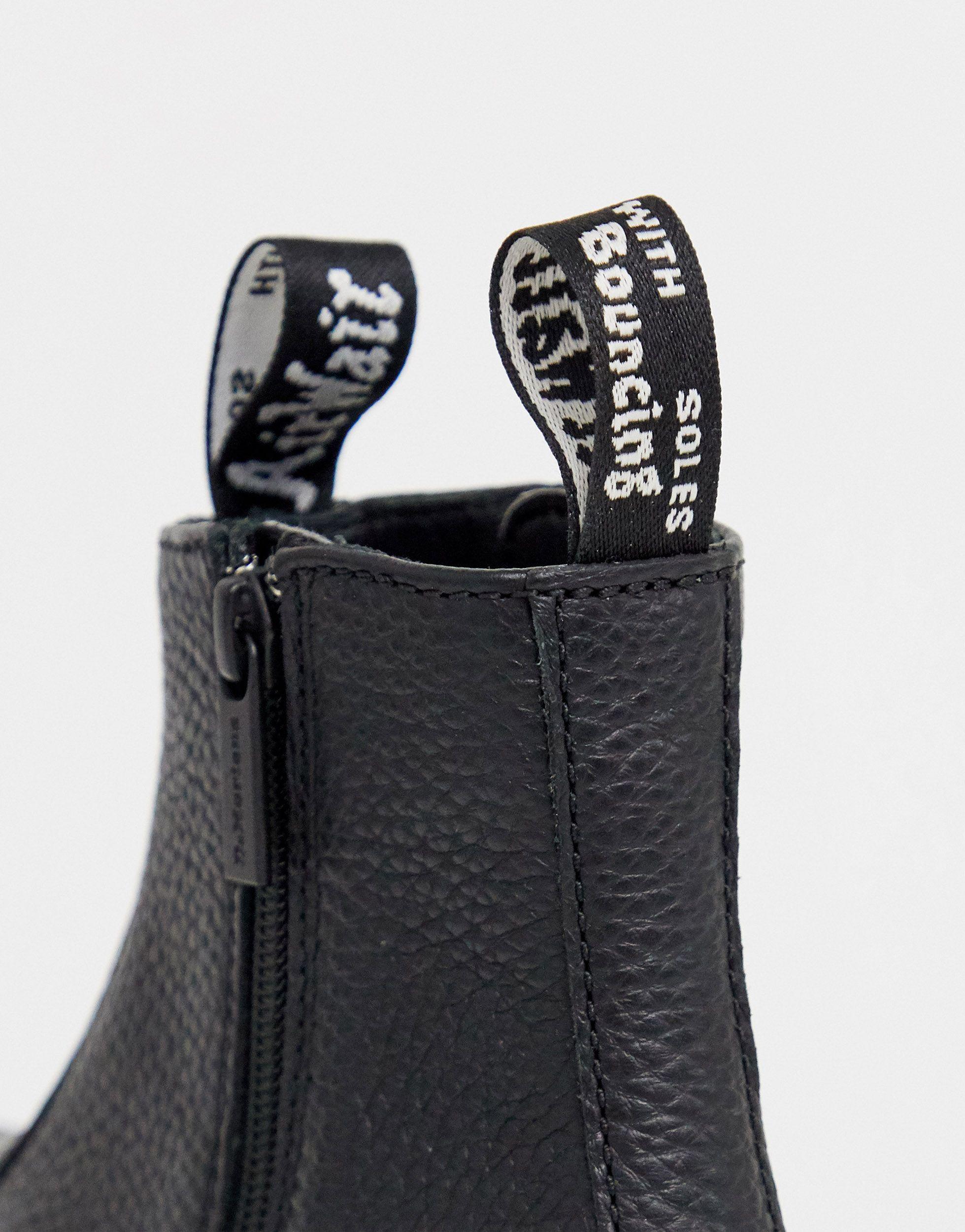 dr martens women's 2976 w zips chelsea boots