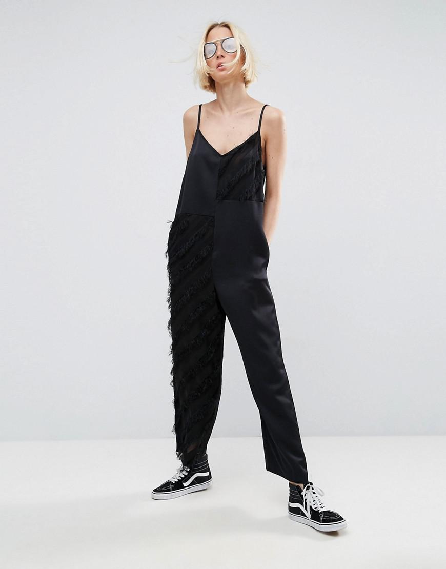 asos fringe jumpsuit